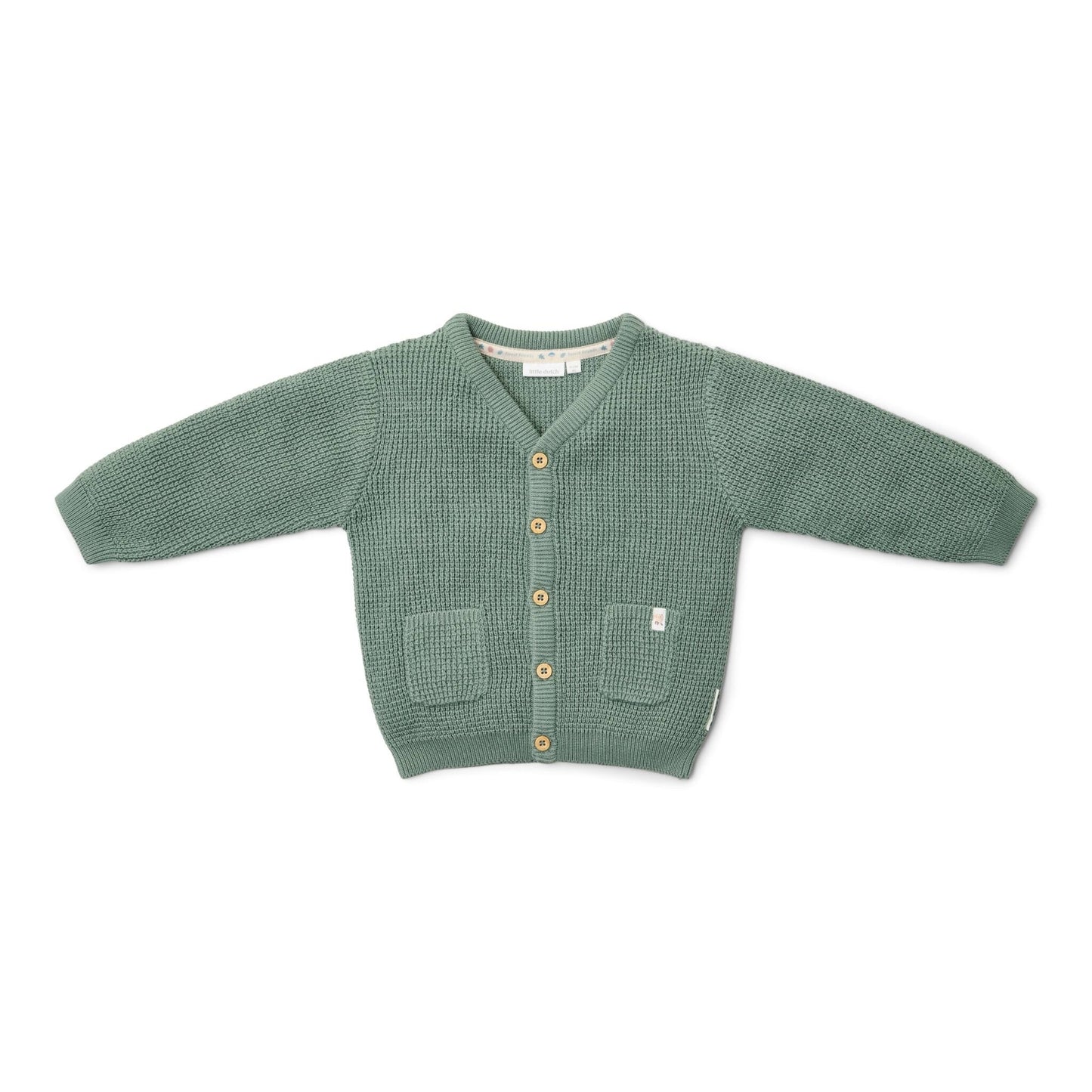 Gebreid vest - Groen - Forest Friends