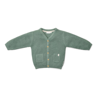 Gebreid vest - Groen - Forest Friends