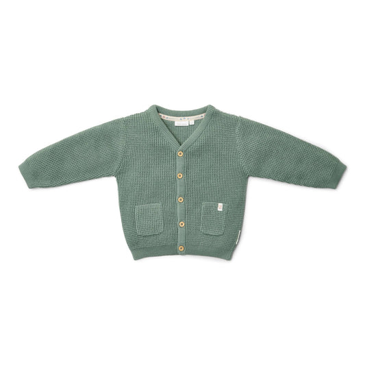 Gebreid vest - Groen - Forest Friends