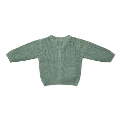 Gebreid vest - Groen - Forest Friends