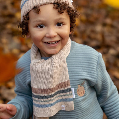 Sjaal - Bruin - Maat one size - Forest Friends - Stripe