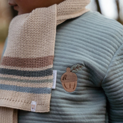 Sjaal - Bruin - Maat one size - Forest Friends - Stripe