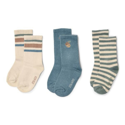3-pack sokken - Meerkleurig - Forest Friends - Stripe