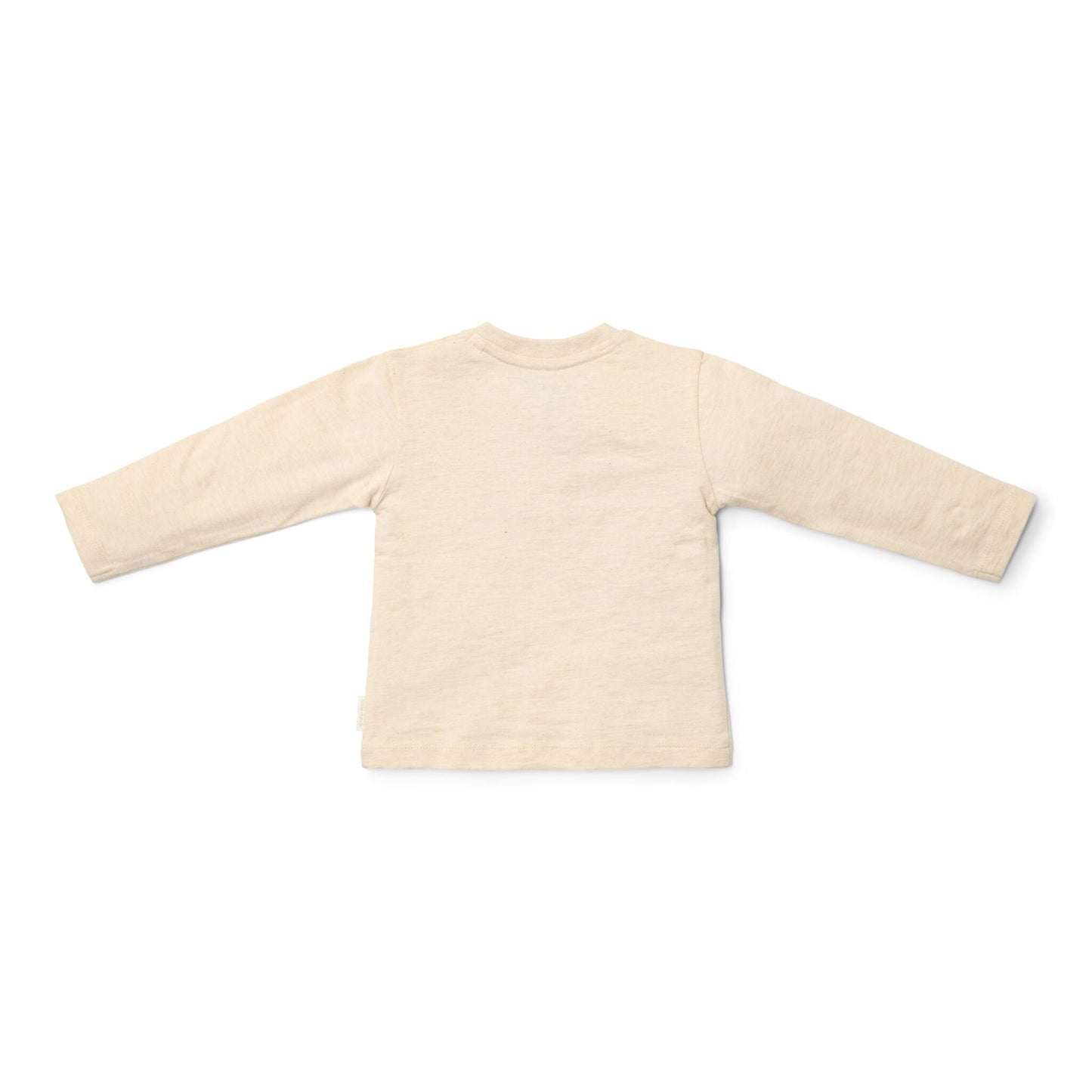 Shirt lange mouw - Zand - Forest Friends - Forest borduursel