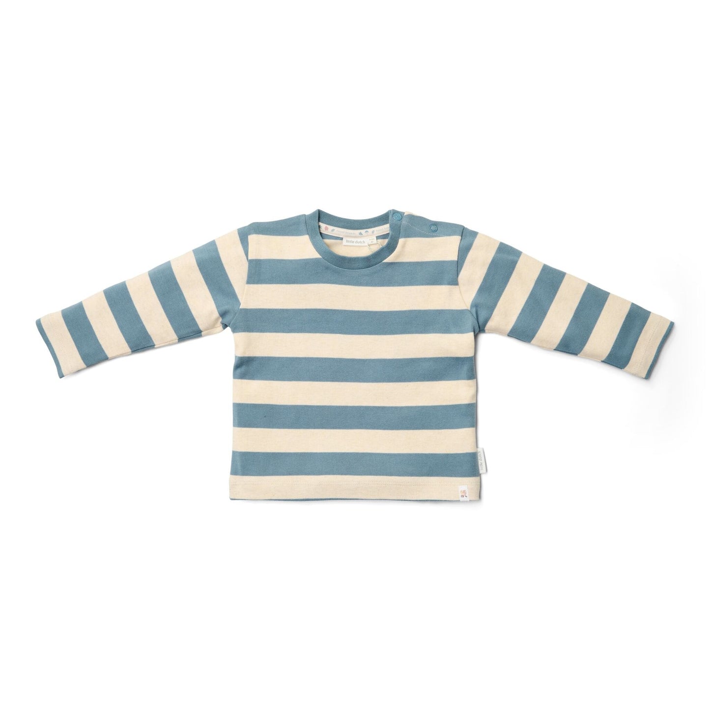 Shirt lange mouw - Blauw - Zand - Forest Friends - Stripe