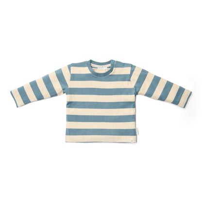 Shirt lange mouw - Blauw - Zand - Forest Friends - Stripe