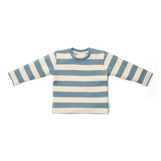 Shirt lange mouw - Blauw - Zand - Forest Friends - Stripe