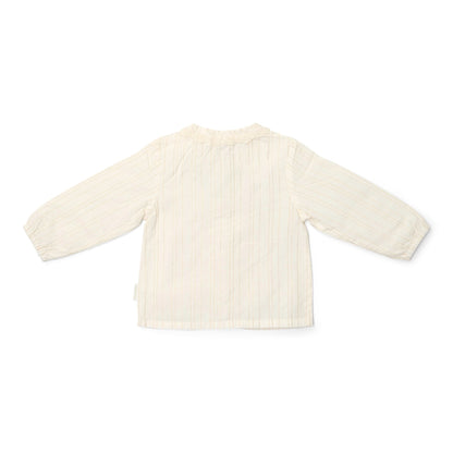 Blouse lange mouw - Met knoopjes - Wit - Fairy Garden
