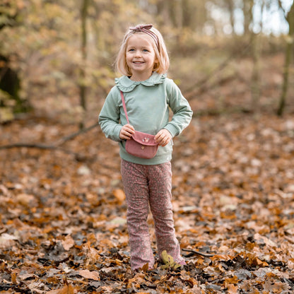 Flared broek - Roze - Fairy Garden - Bloemen