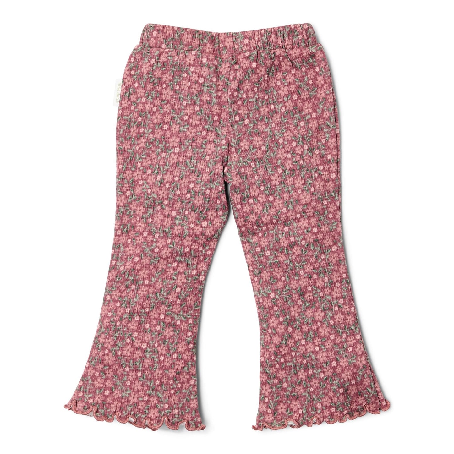 Flared broek - Roze - Fairy Garden - Bloemen