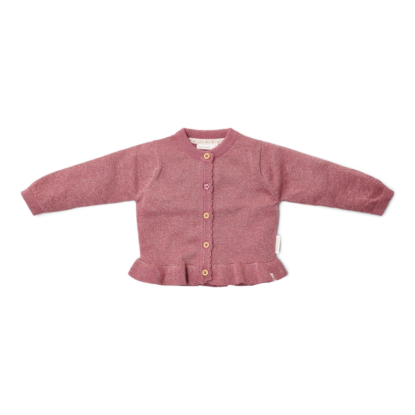 Gebreid vest - Knoopjes - Roze - Fairy Garden