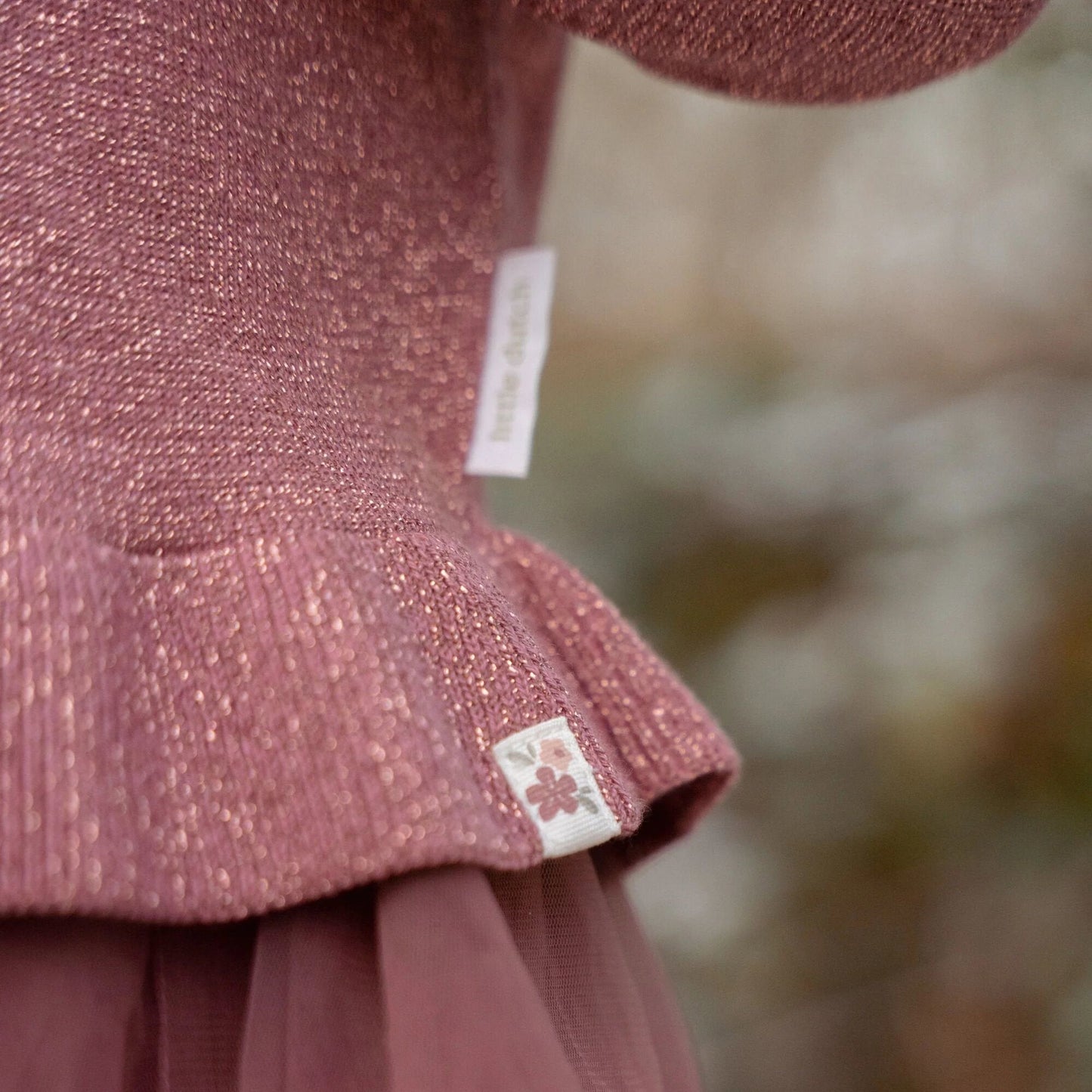 Gebreid vest - Knoopjes - Roze - Fairy Garden