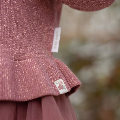 Gebreid vest - Knoopjes - Roze - Fairy Garden
