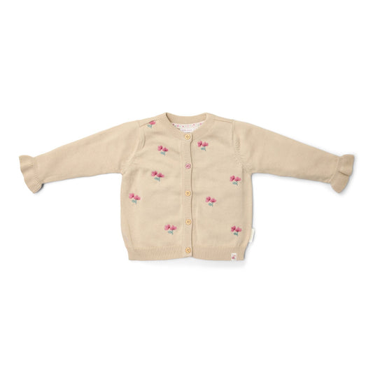 Gebreid vest - Zand - Fairy Garden