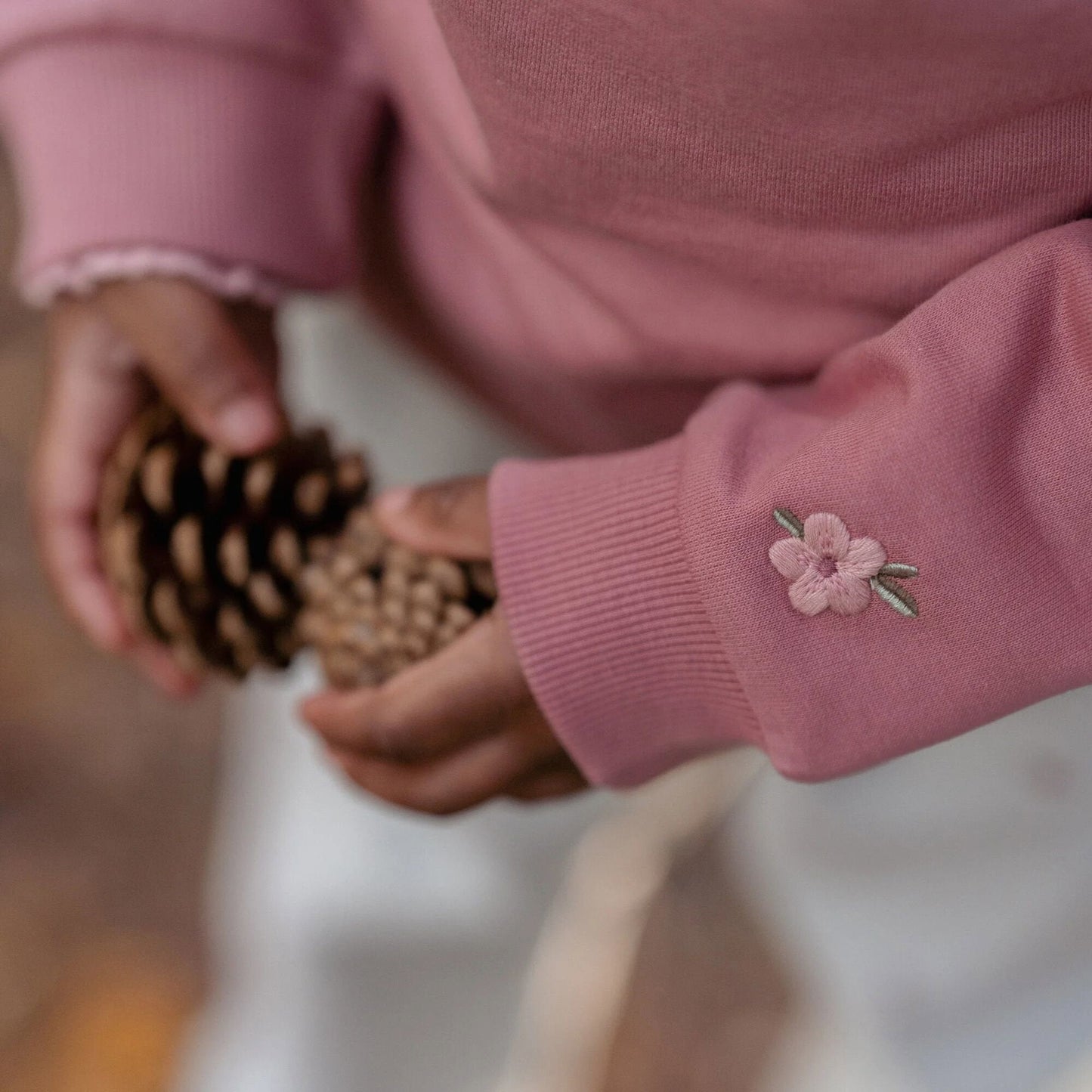 Sweater met kraag - Roze - Fairy Garden