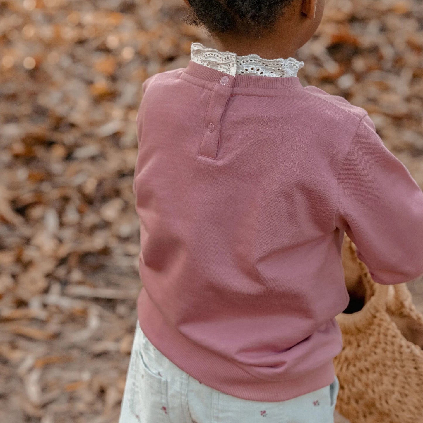 Sweater met kraag - Roze - Fairy Garden