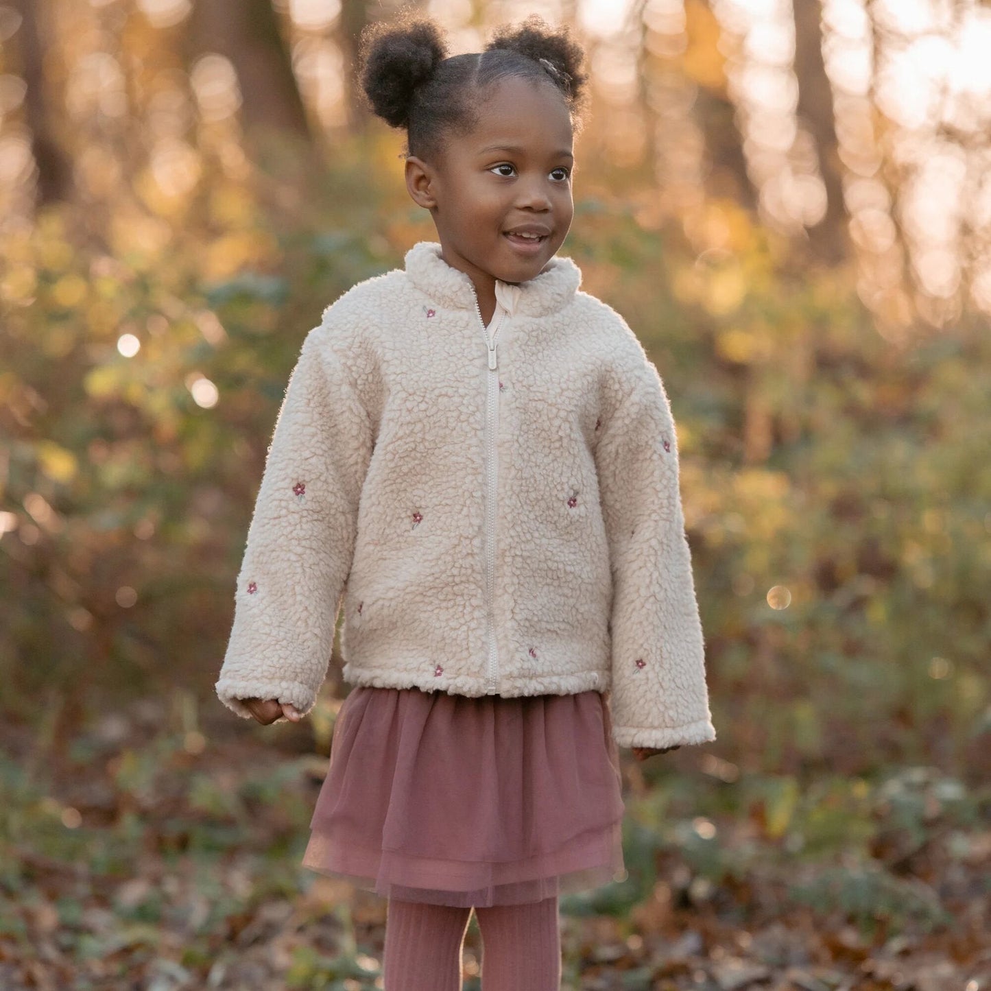 Teddy vest - Zand - Fairy Garden