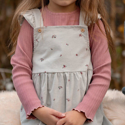 Rib Shirt lange mouw - Roze - Fairy Garden