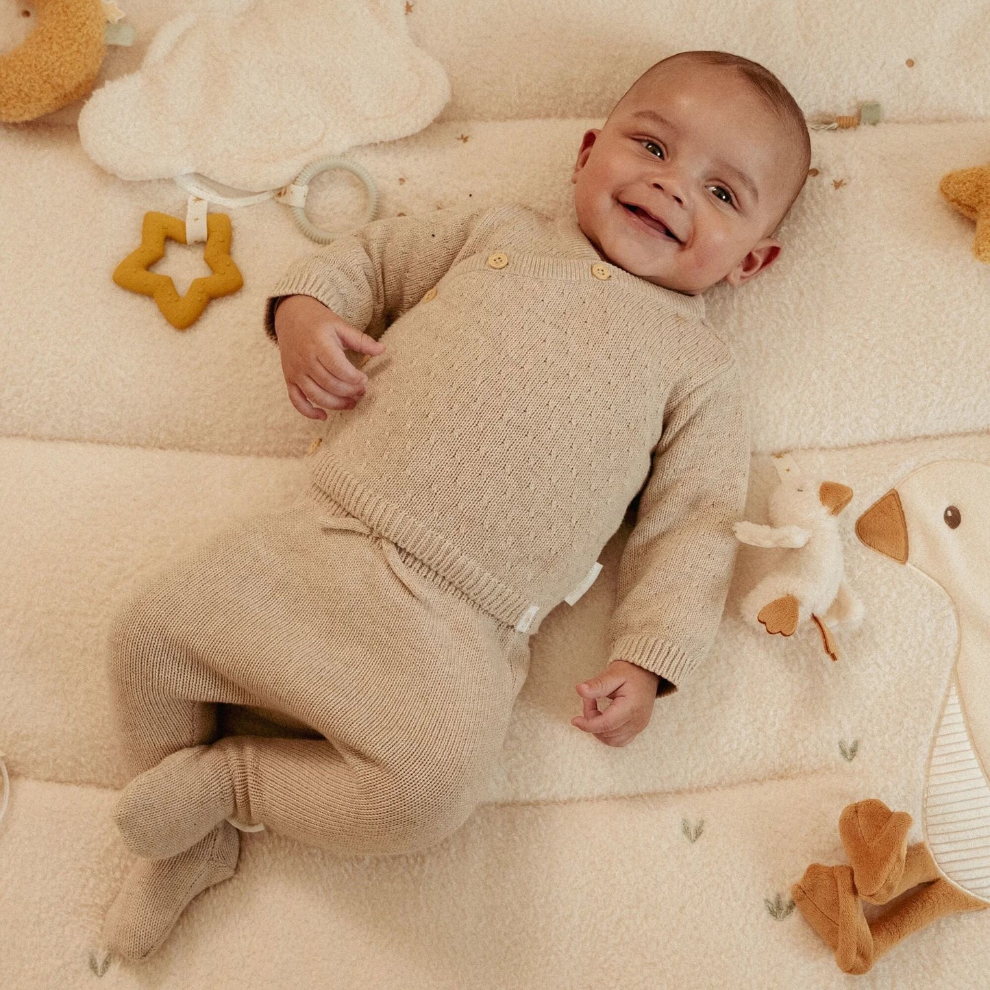 Vest - Beige - Newborn Naturals