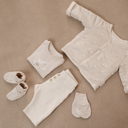 Krabwantjes - Beige - Maat one size - Newborn Naturals - Little Goose