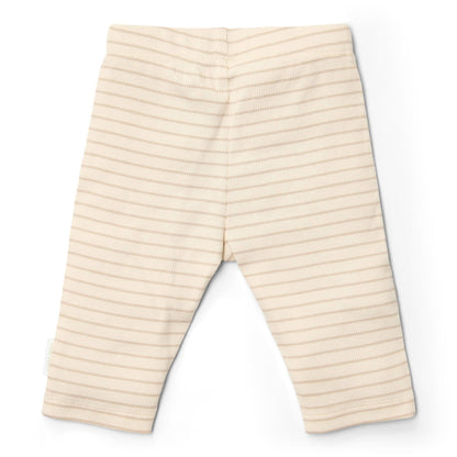 Legging - Beige - Newborn Naturals - Stripe