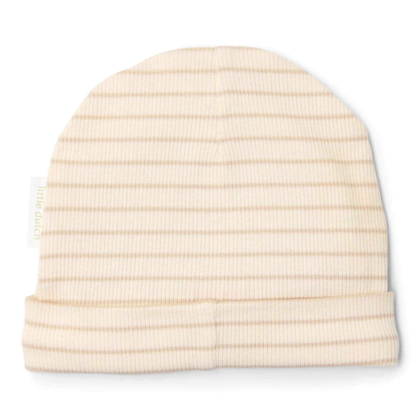 Babymutsje - Beige - Newborn Naturals - Stripe