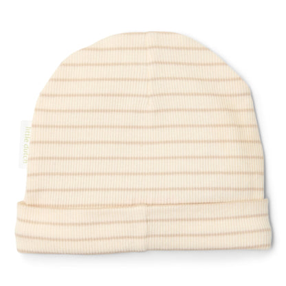 Babymutsje - Beige - Newborn Naturals - Stripe