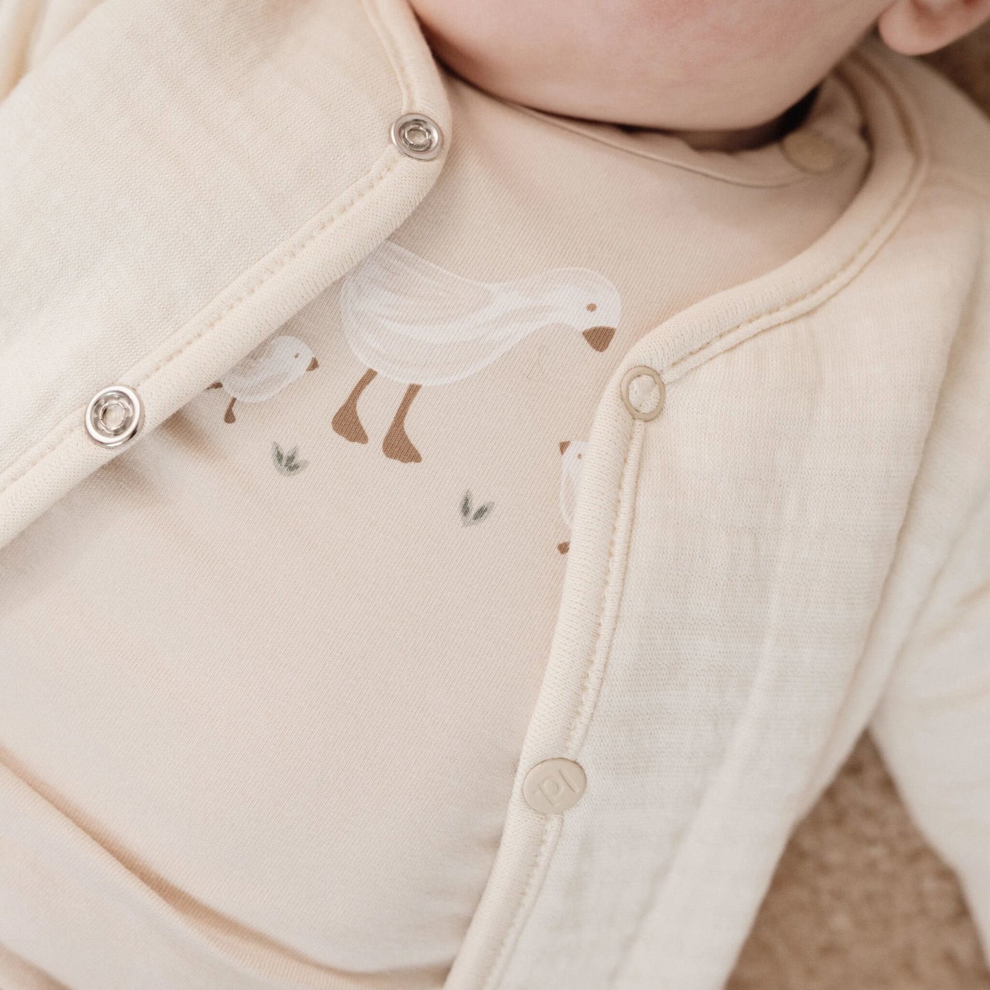 Vest - Beige - Newborn Naturals - Little Goose