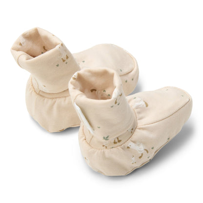 Slofjes - Zand - Newborn Naturals - Little Goose