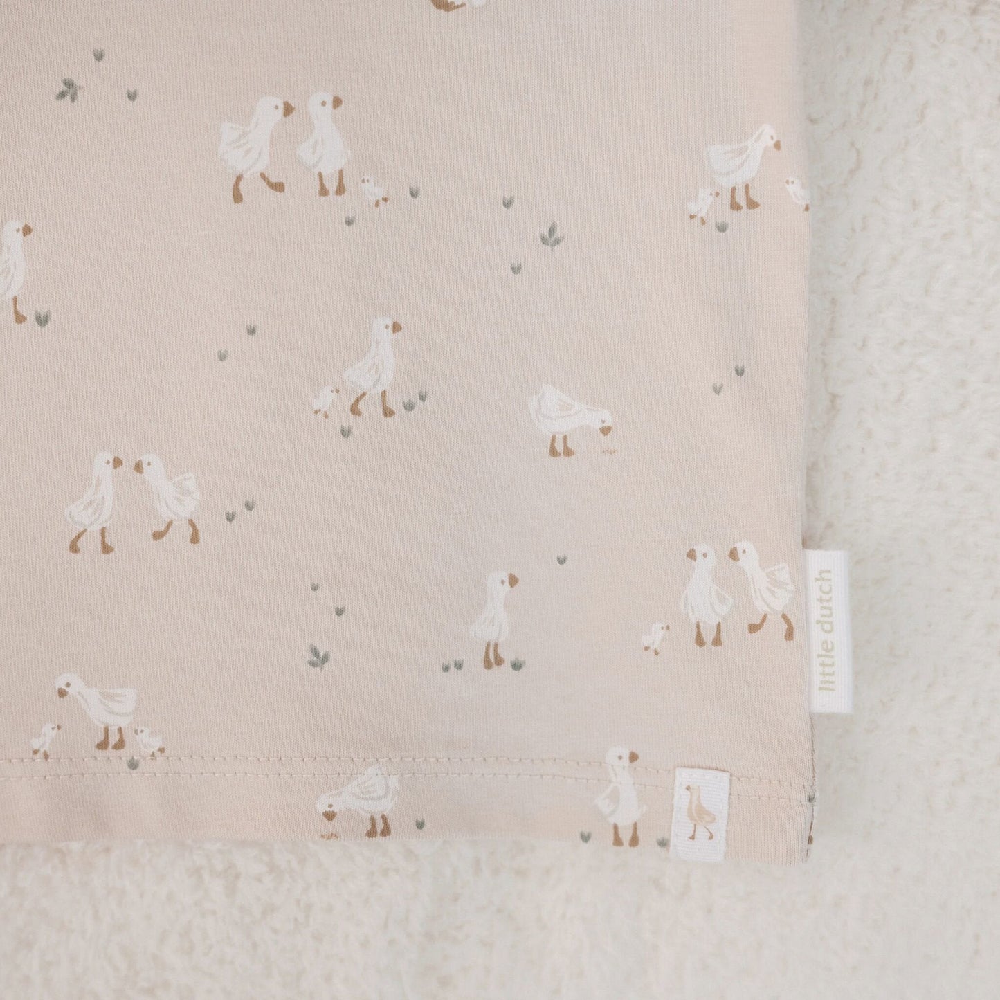 Shirt lange mouw - Beige - Newborn Naturals - Little Goose