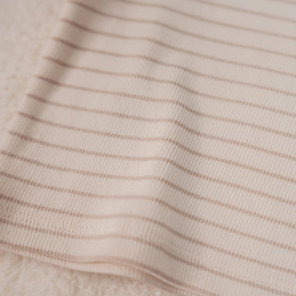 Shirt lange mouw - Beige - Newborn Naturals - Stripe