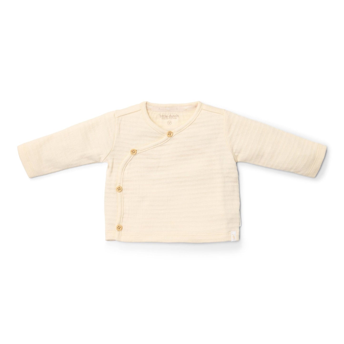Shirt overslag lange mouw - Beige - Newborn Naturals
