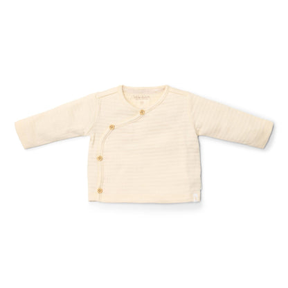 Shirt overslag lange mouw - Beige - Newborn Naturals