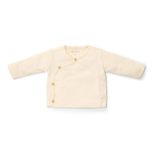 Shirt overslag lange mouw - Beige - Newborn Naturals