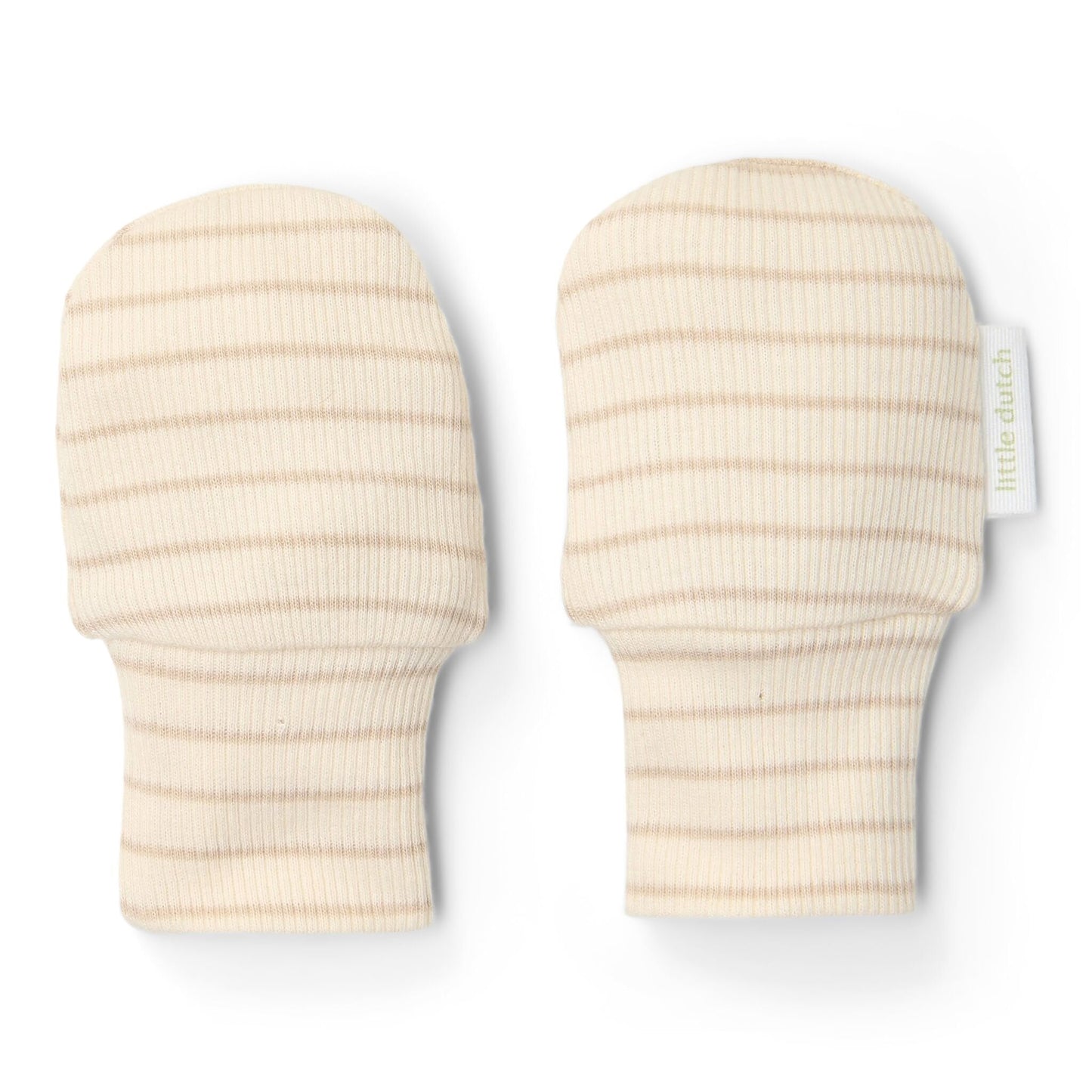 Krabwantjes - Beige - Maat one size - Newborn Naturals - Stripe