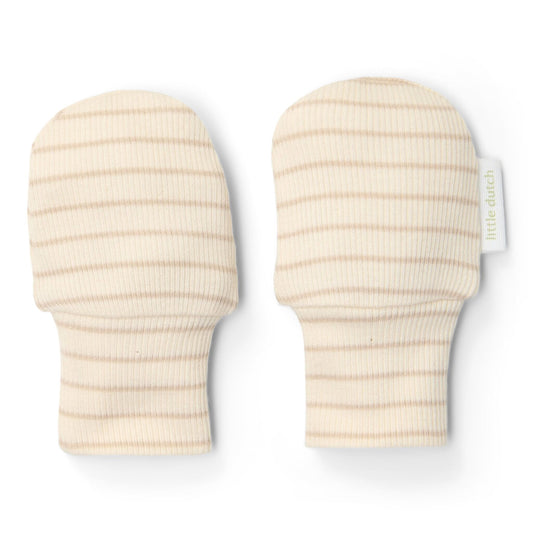 Krabwantjes - Beige - Maat one size - Newborn Naturals - Stripe