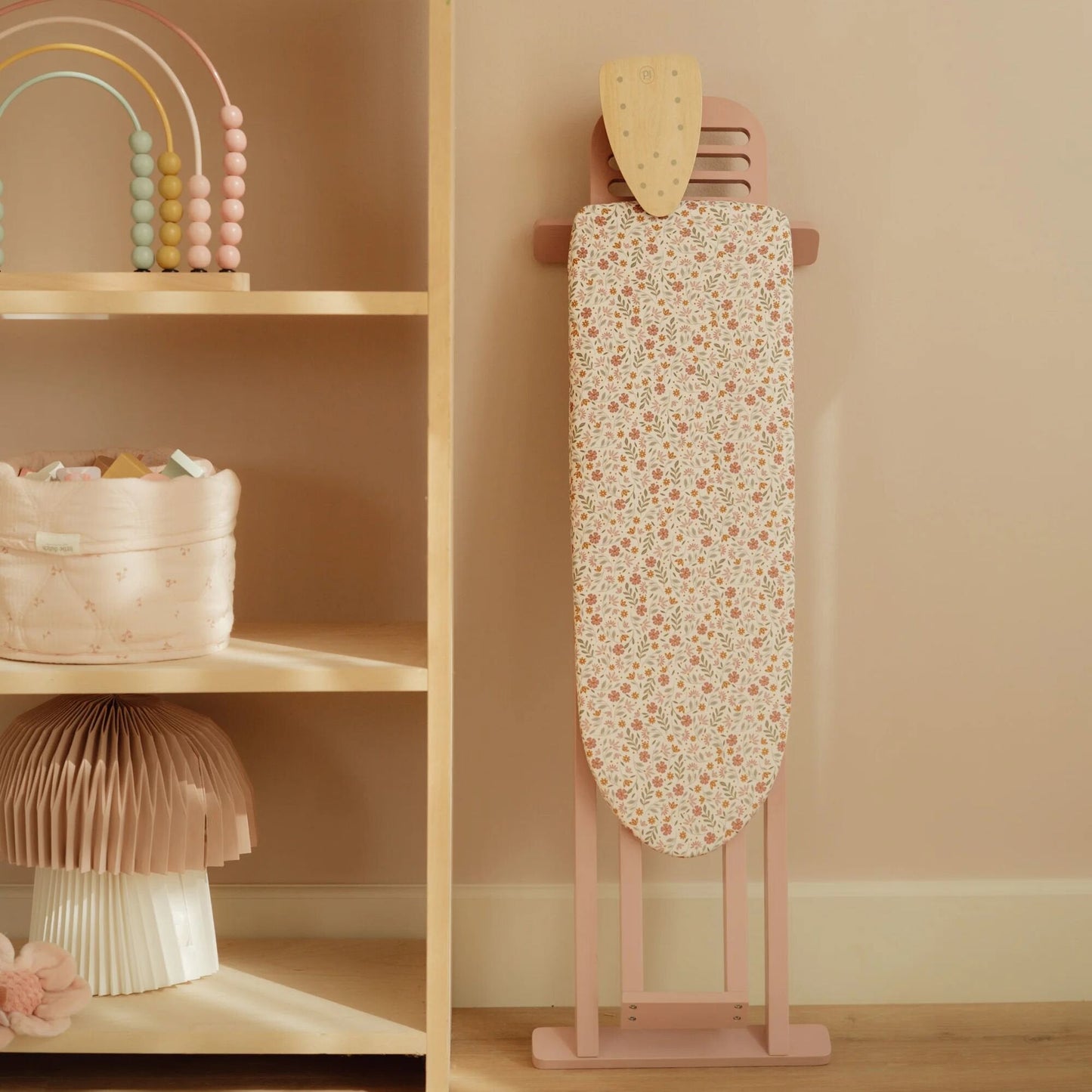 Houten Strijkplank met Strijkijzer – Roze – Essentials