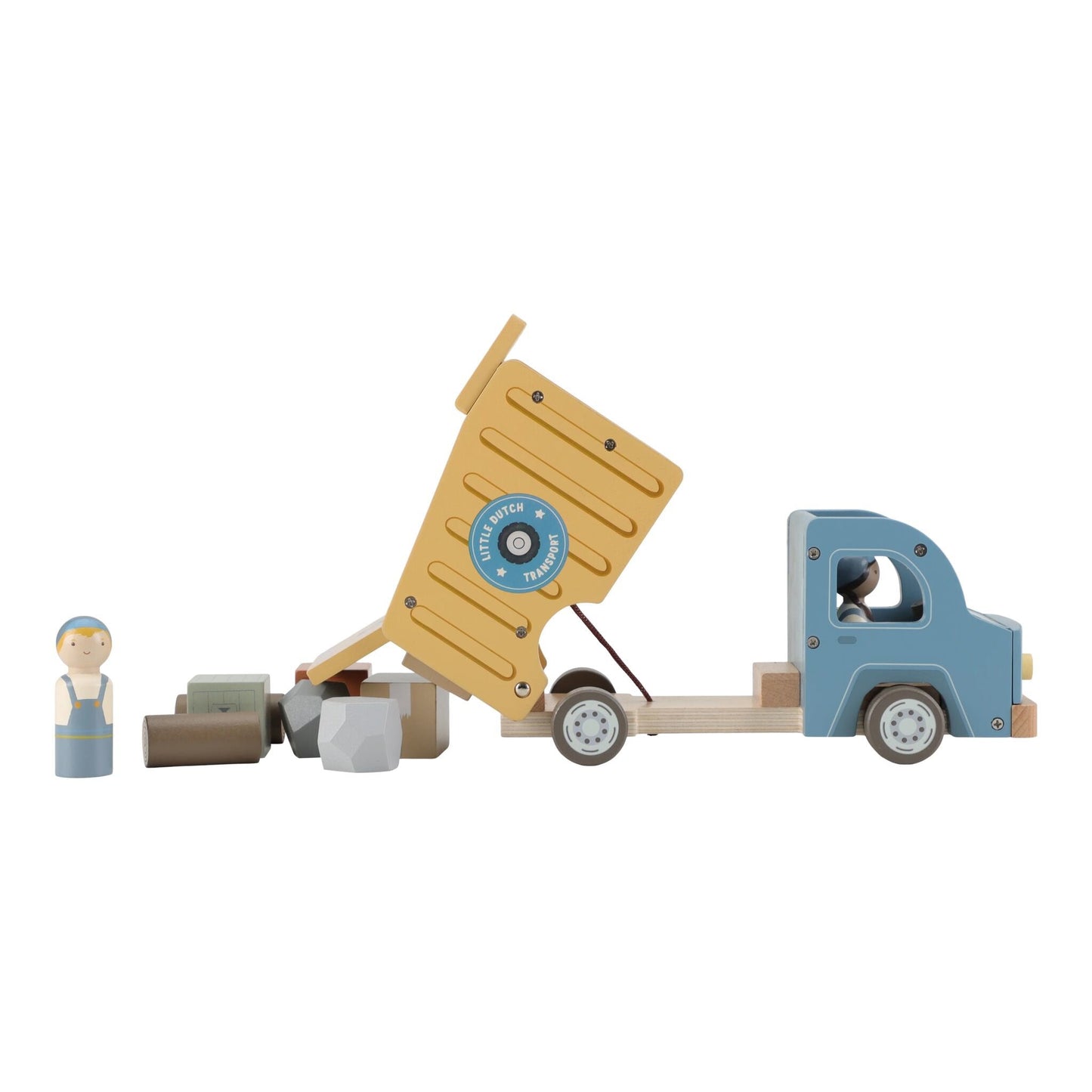 Houten kiepwagen – Meerkleurig – Essentials