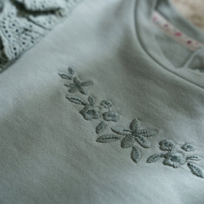 Sweater - Ruches -  Groen - Fairy Garden