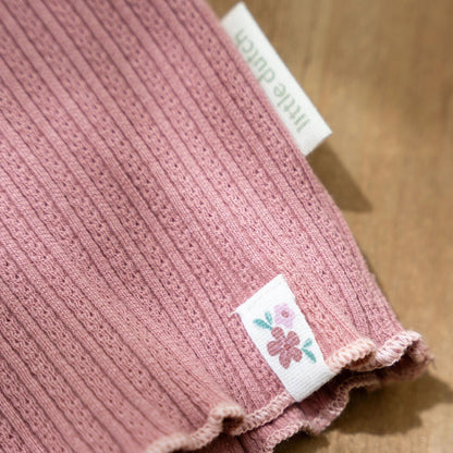 Rib Shirt lange mouw - Roze - Fairy Garden