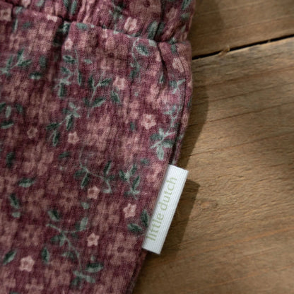 Flared broek - Roze - Fairy Garden - Bloemen