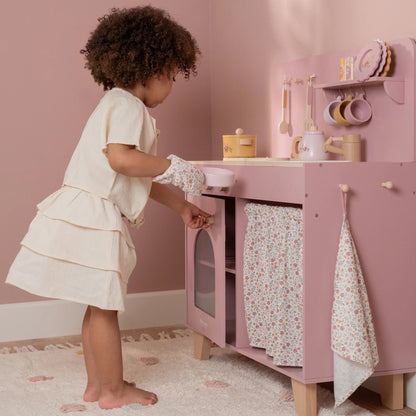 Houten speelkeuken - Roze