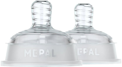 set flesspeen mio 2-delig medium flow - helder